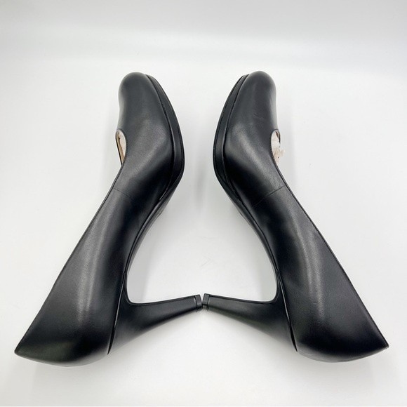 Naturalizer Womens Size 10 Michelle Black Leather Classic Heels Pumps Shoes NEW - Picture 8 of 15